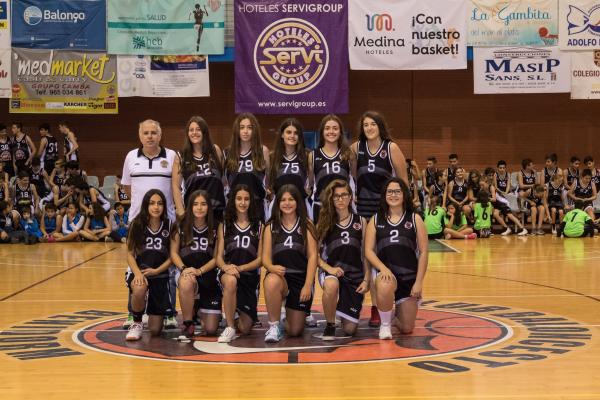 UPB GANDÍA 59-18 cadete femenino