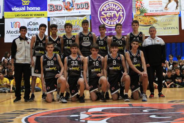 CB ILICITANO 65-58 MEDMARKET CADETE MASCULINO NEGRO 