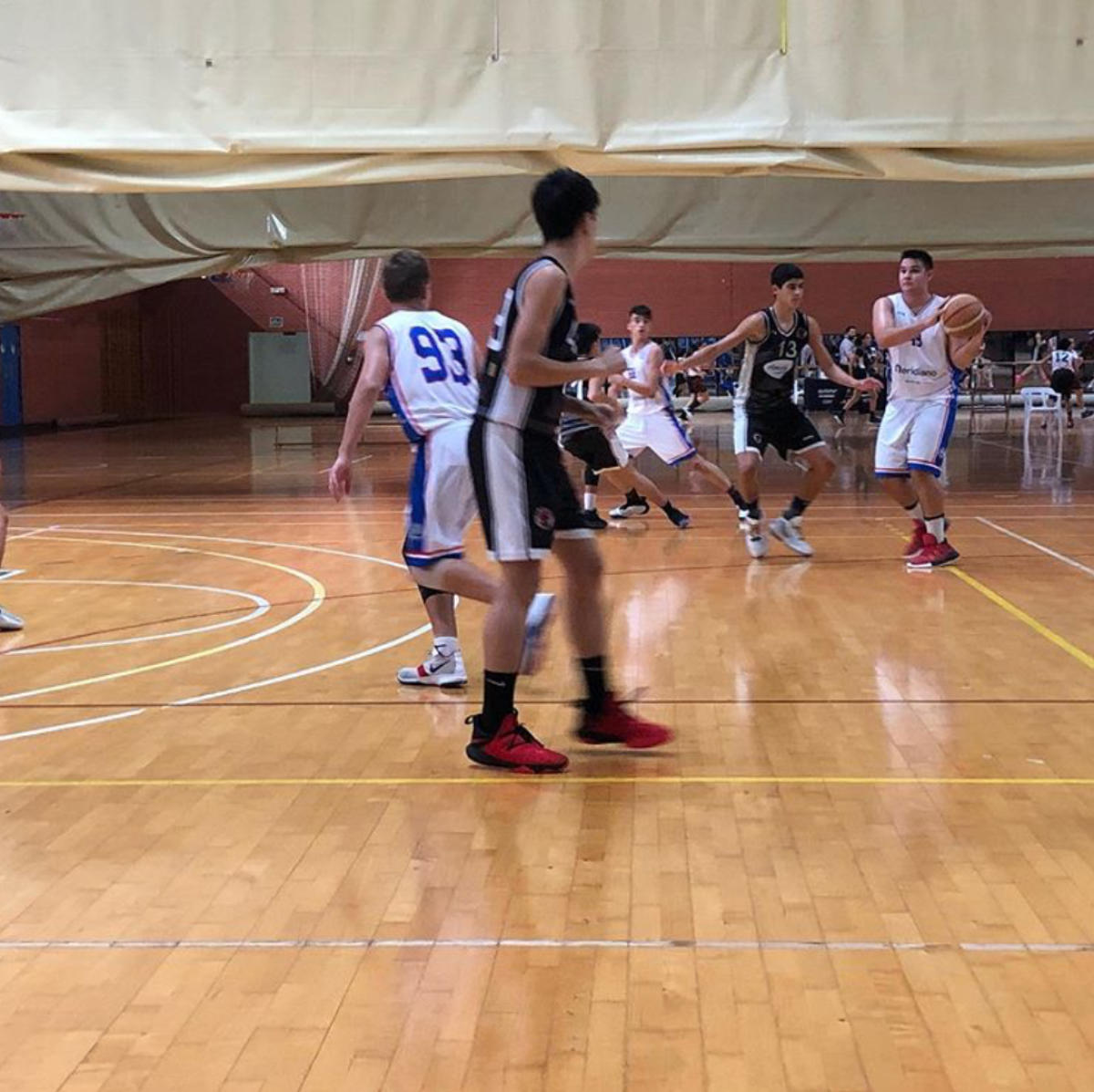 ELMIÑARRO CADETE MASCULINO BLANCO 46-SEGUROS MERIDIANO FLBA B 6