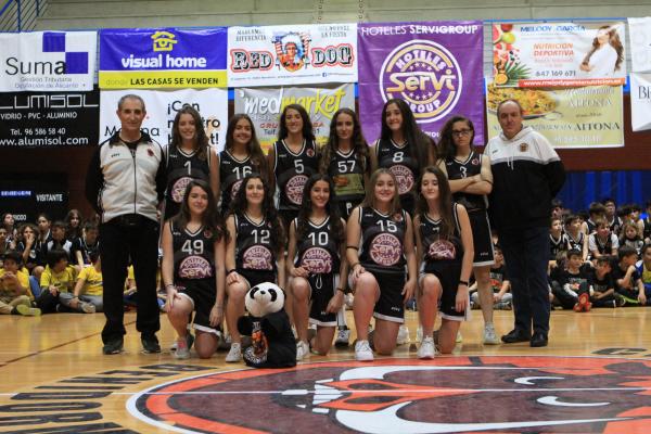 SERVIGROUP JUNIOR FEMENINO 64-58 C.D. ONIL