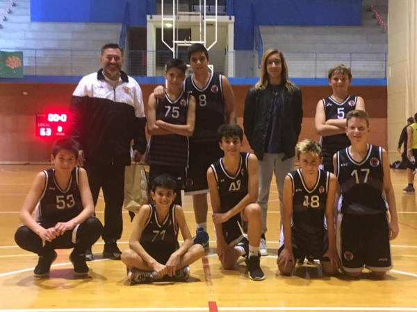 UPB GANDIA 55-73 INFANTIL MASCULINO BLANCO