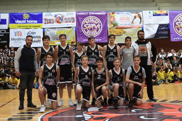 VALENCIA BASKET 66-64 HELADOS SIRVENT INFANTIL MASCULINO NEGRO