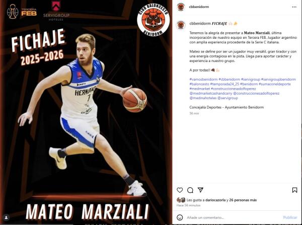 FICHAJE TERCERA FEB 2025 - 2026