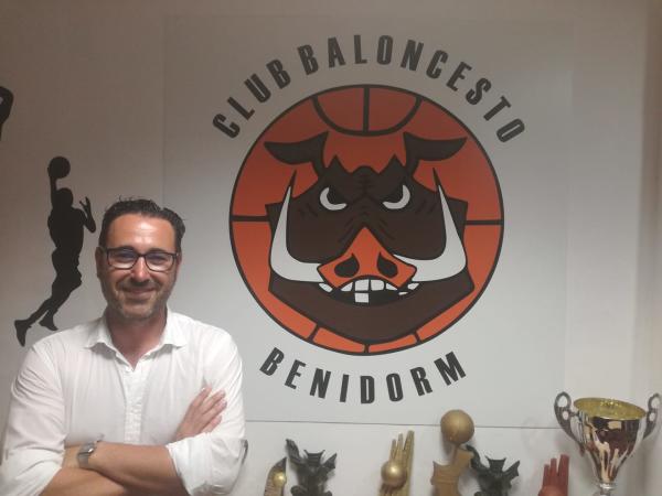 Ambrosio Martínez (Quintanar del Rey, 1980) nuevo presidente del Club Baloncesto Benidorm.